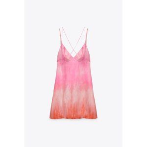 Zara Tie Dye Strappy Pink Mini XS